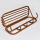 1900s Thonet Vienna Art Nouveau Secessionist Bentwood Wall Coat Rack, Austria