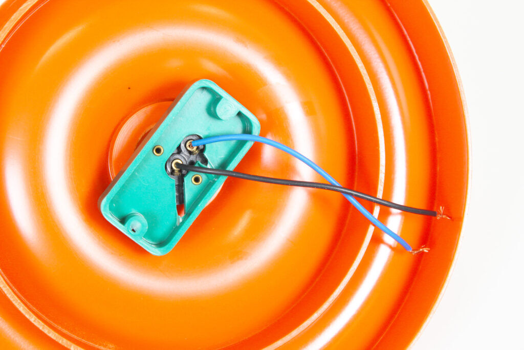 Pair of colourful 'pop art' disc sconces, Italy 1980s