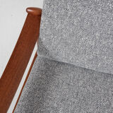 Midcentury Danish Spade Chair in teak by Finn Juhl for France & Søn 1960s