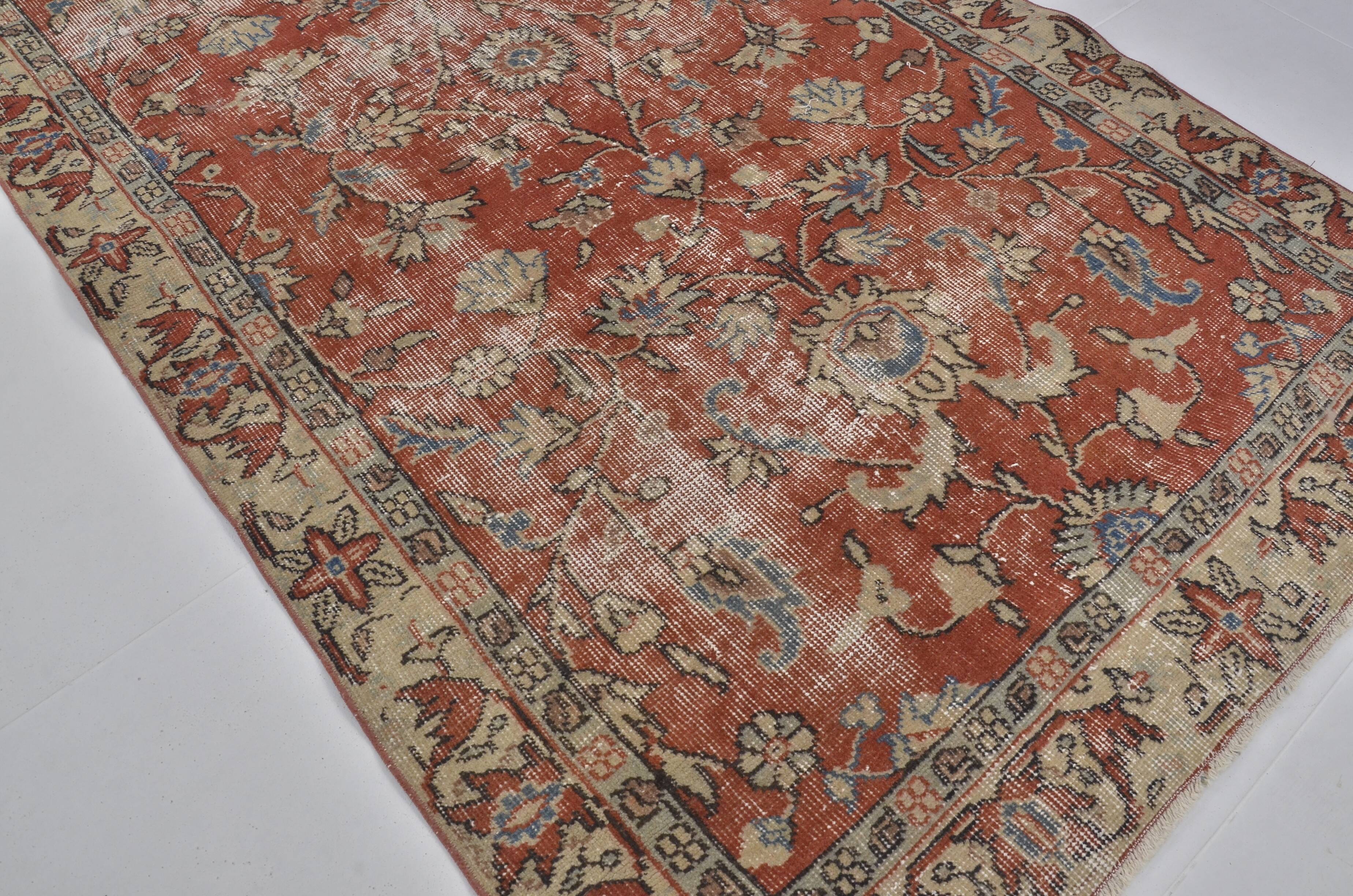 Geometric Oushak Small Carpet sku 1281