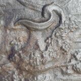 Cast iron fireplace plate - winemaking - 1710