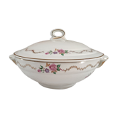 Soupière l'amandinoise frise dorure et roses anciennes
