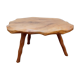 Brutalist olive coffee table 60s