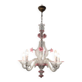 Lustre vénitien en verre de Murano des années 1960