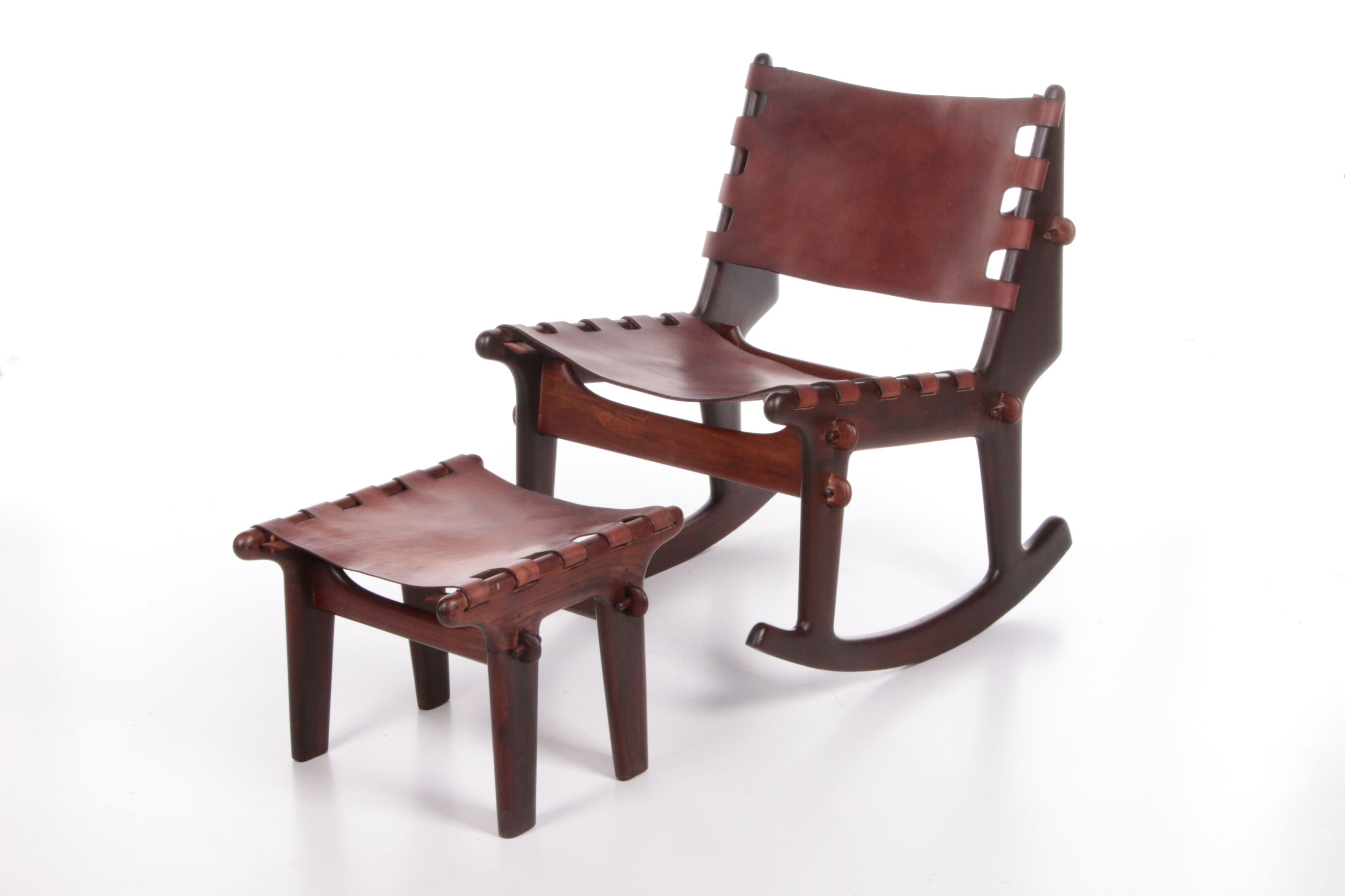 Vintage Design rocking chair design by Angel Pazmino, 1960