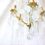 Baroque chandelier with crystal tassels