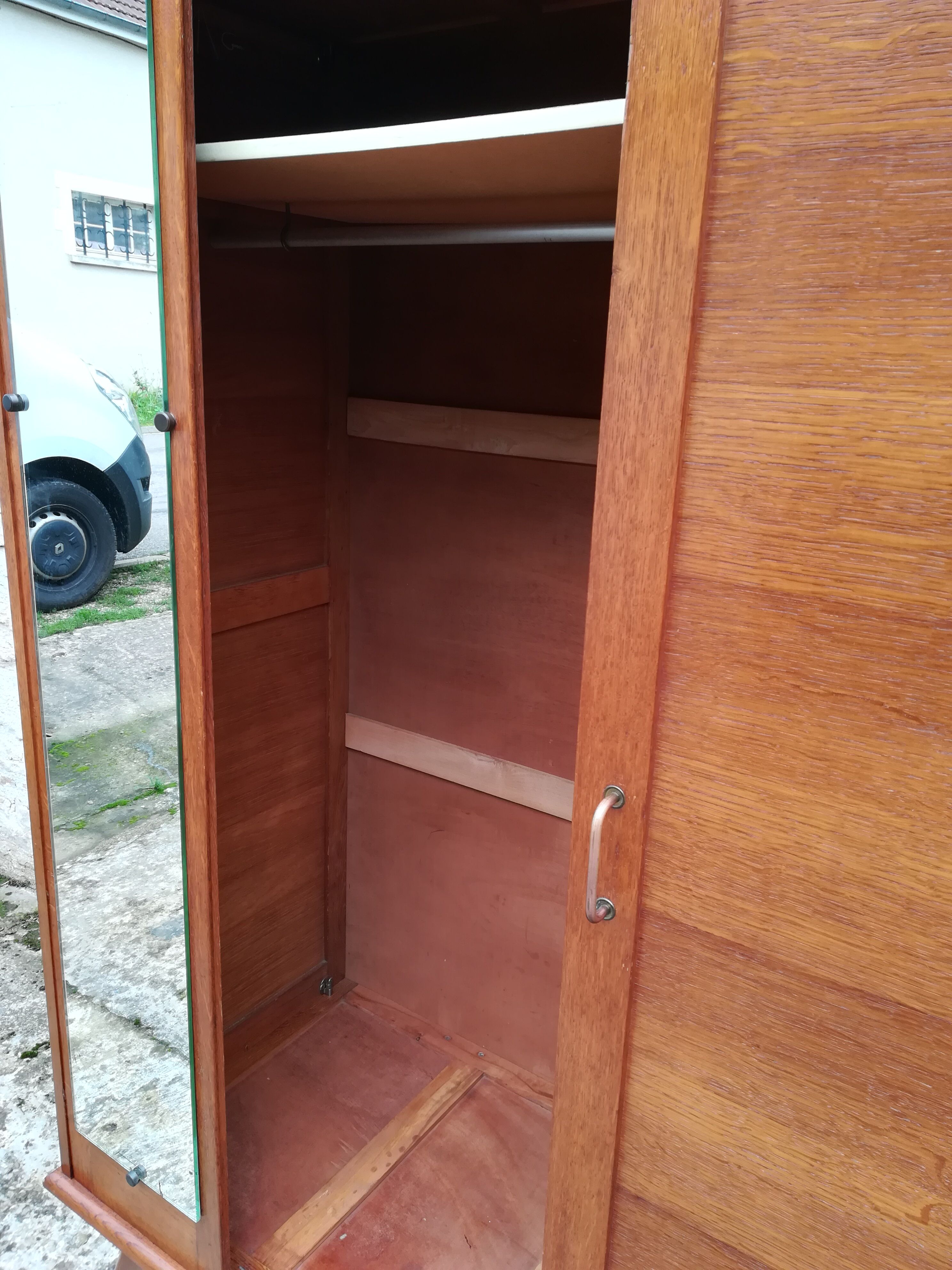 Wardrobe compass feet, 50s