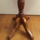 Oval pedestal table