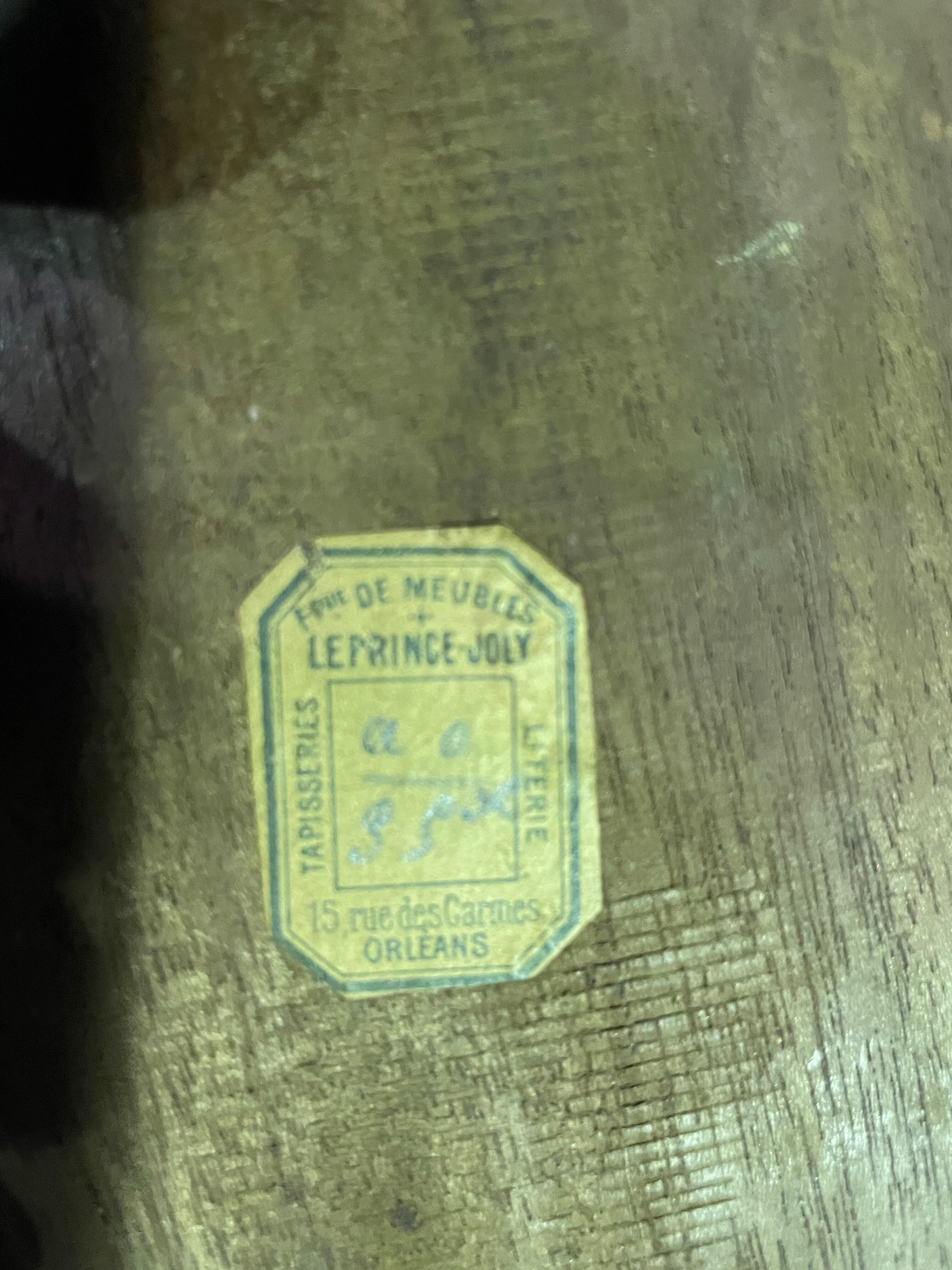 Magazine holder Napoleon III blackened wood