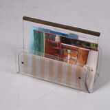 Plexiglass storage rack 1960s