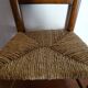 Chaise bois paillée enfant vintage