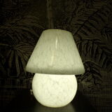 Lampe champignon en verre Murano