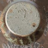 Stoneware vase signed Alain Blanchard