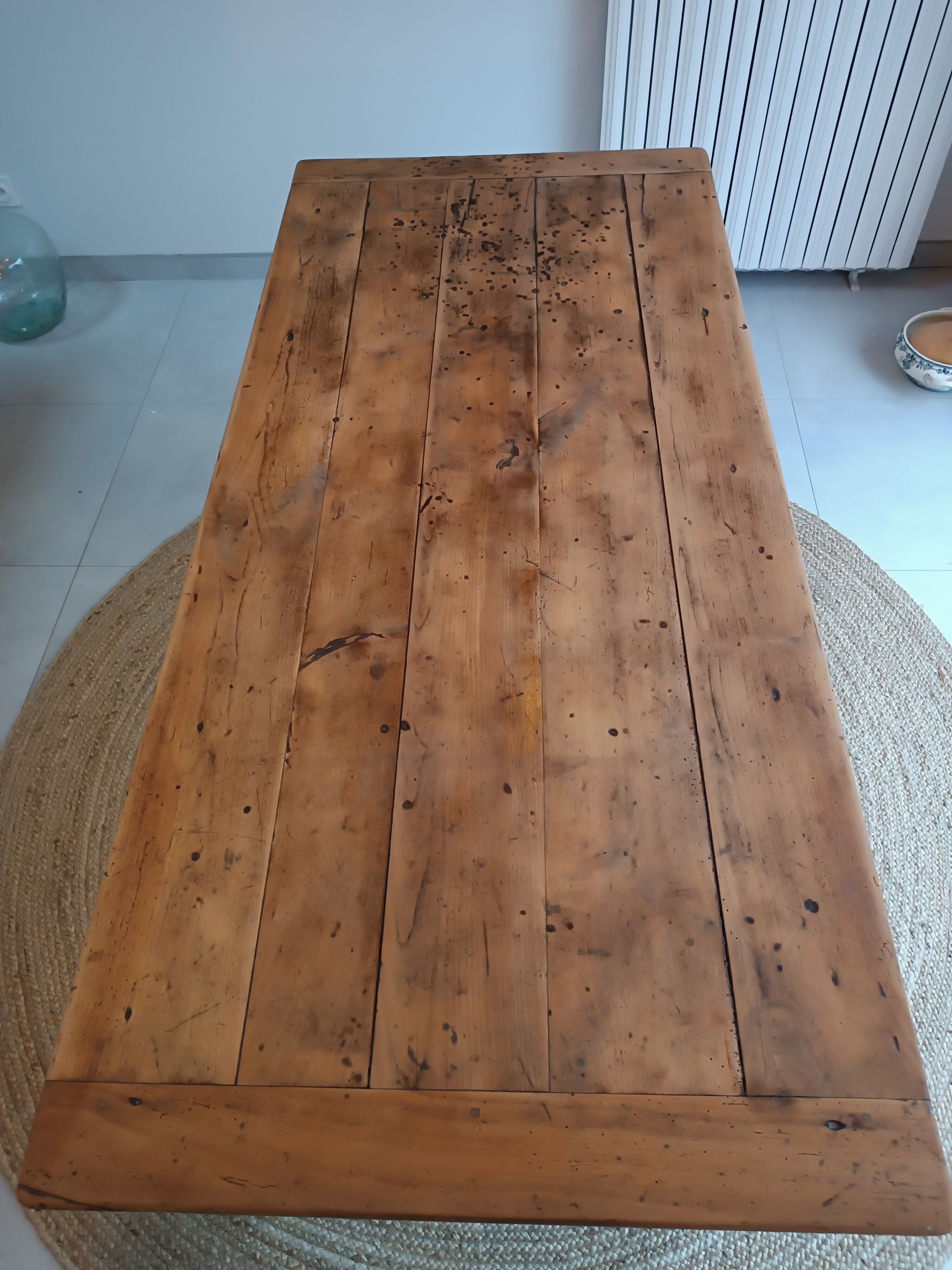 Old farmhouse table