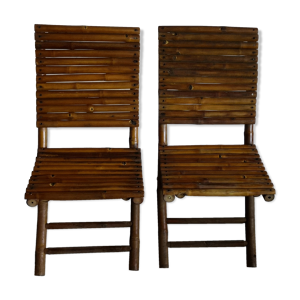 Duo de chaises pliantes