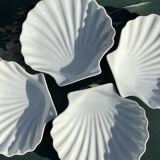 Set of 4 shell bowls