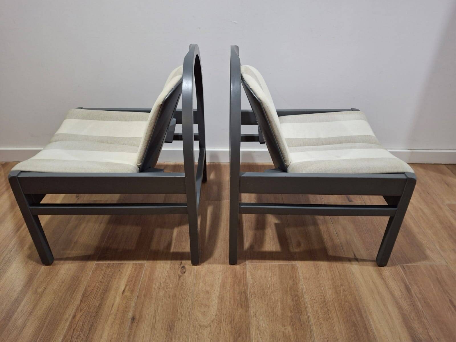 Pair of Baumann French Armchairs from the 1980s