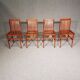4 x beautiful Milano chairs cherry wood by Aldo Rossi for Molteni, 1980s