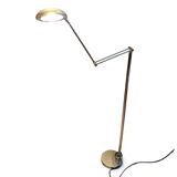 Articulated halogen lamp in chrome-plated brass – 1990s design – Italy