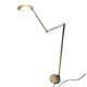 Articulated halogen lamp in chrome-plated brass – 1990s design – Italy