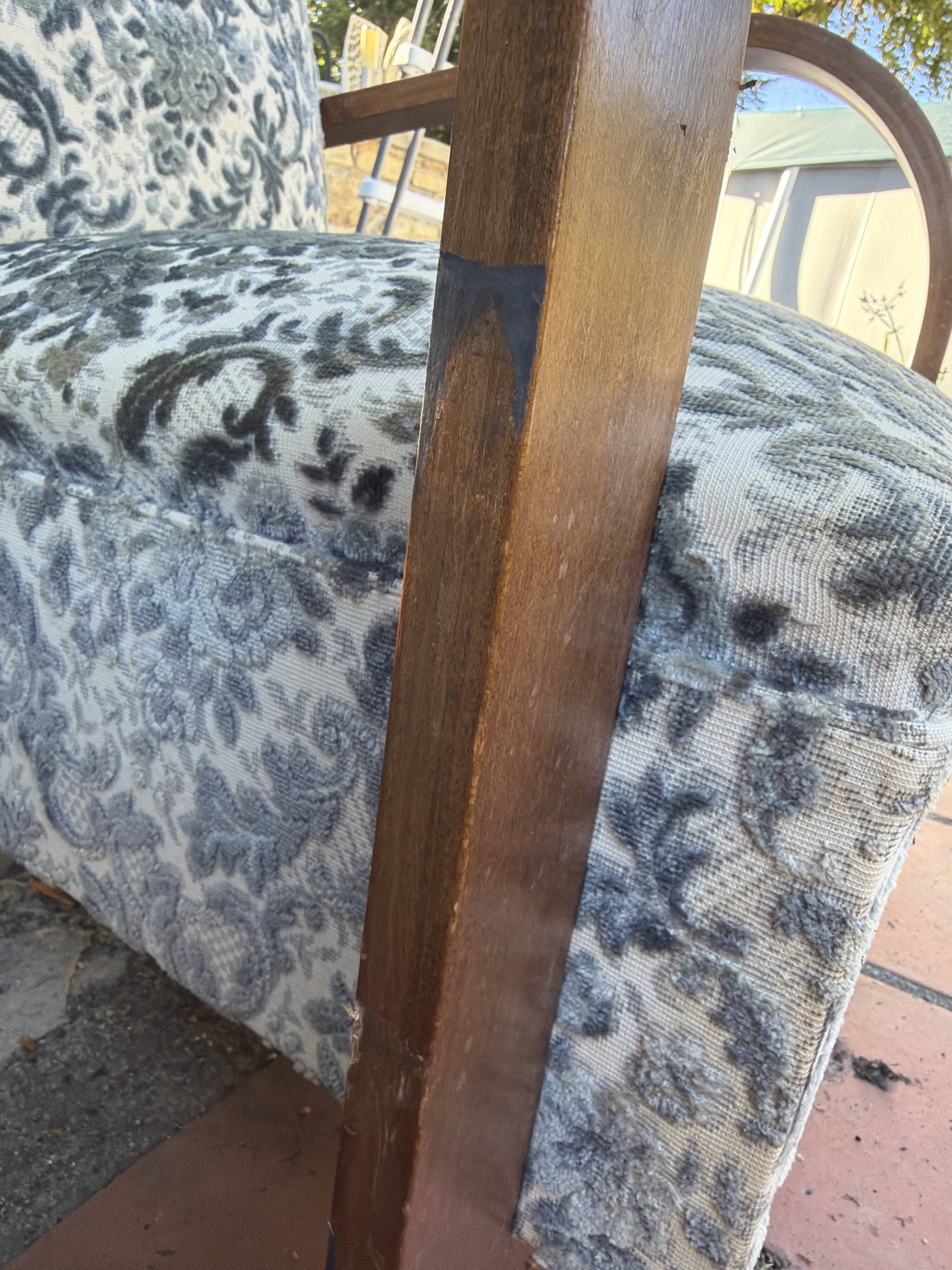 2 fauteuils style Art déco, années 50