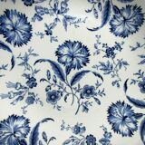 6 gien art deco flat plates model eyelets in blue