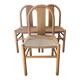 Trio of chairs Annig Sarian for Tisettanta 80s