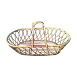 Vintage rattan couffin
