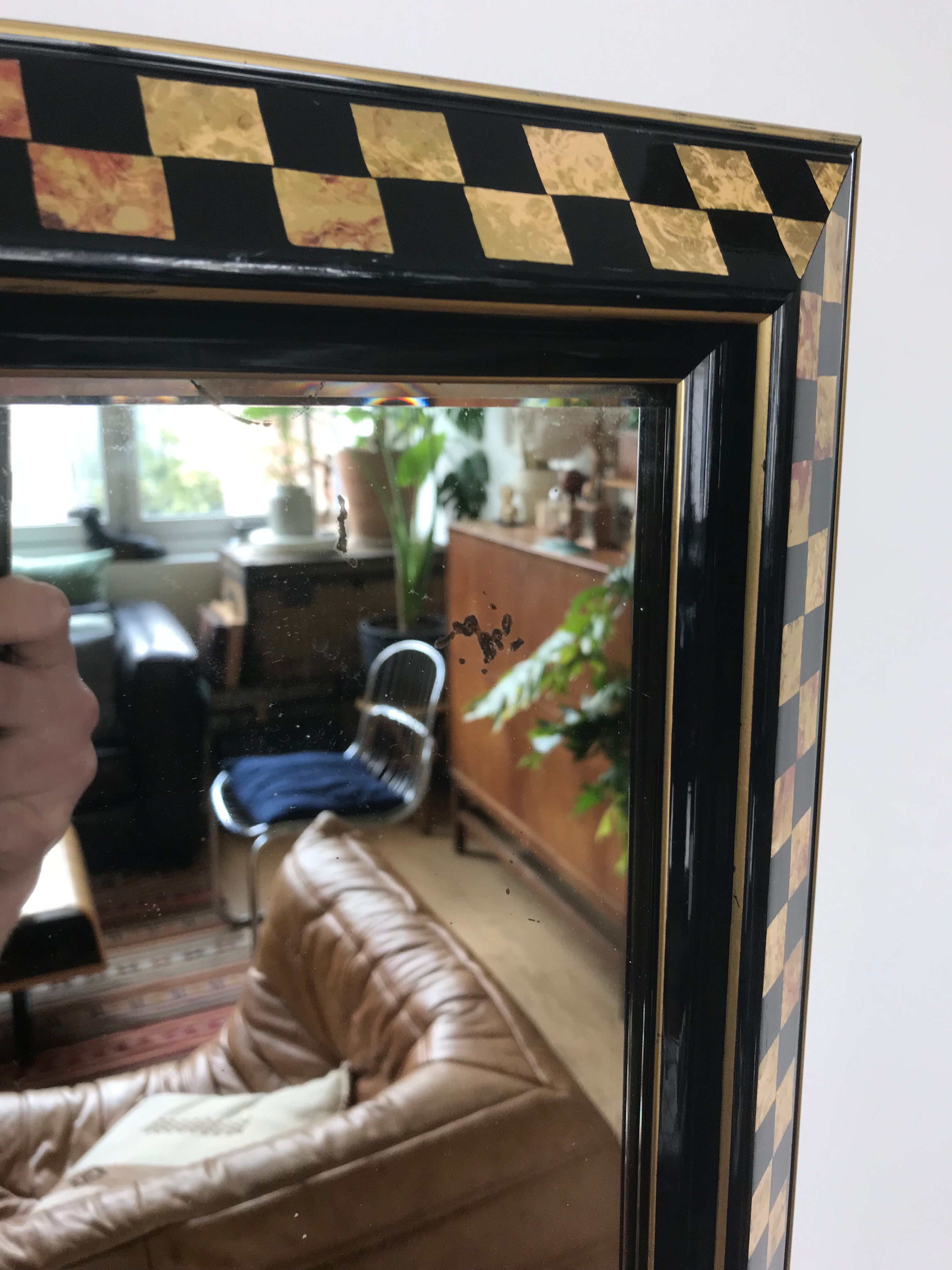 Mirror checkerboard 70 x 52 cm