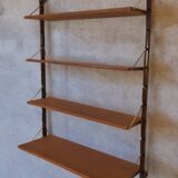 Teak wall shelves, Vintage Scandinavian 1960s