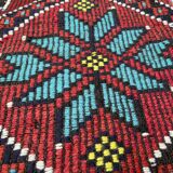 Vintage turkish kilim cushion cover , 129 x 78 cm