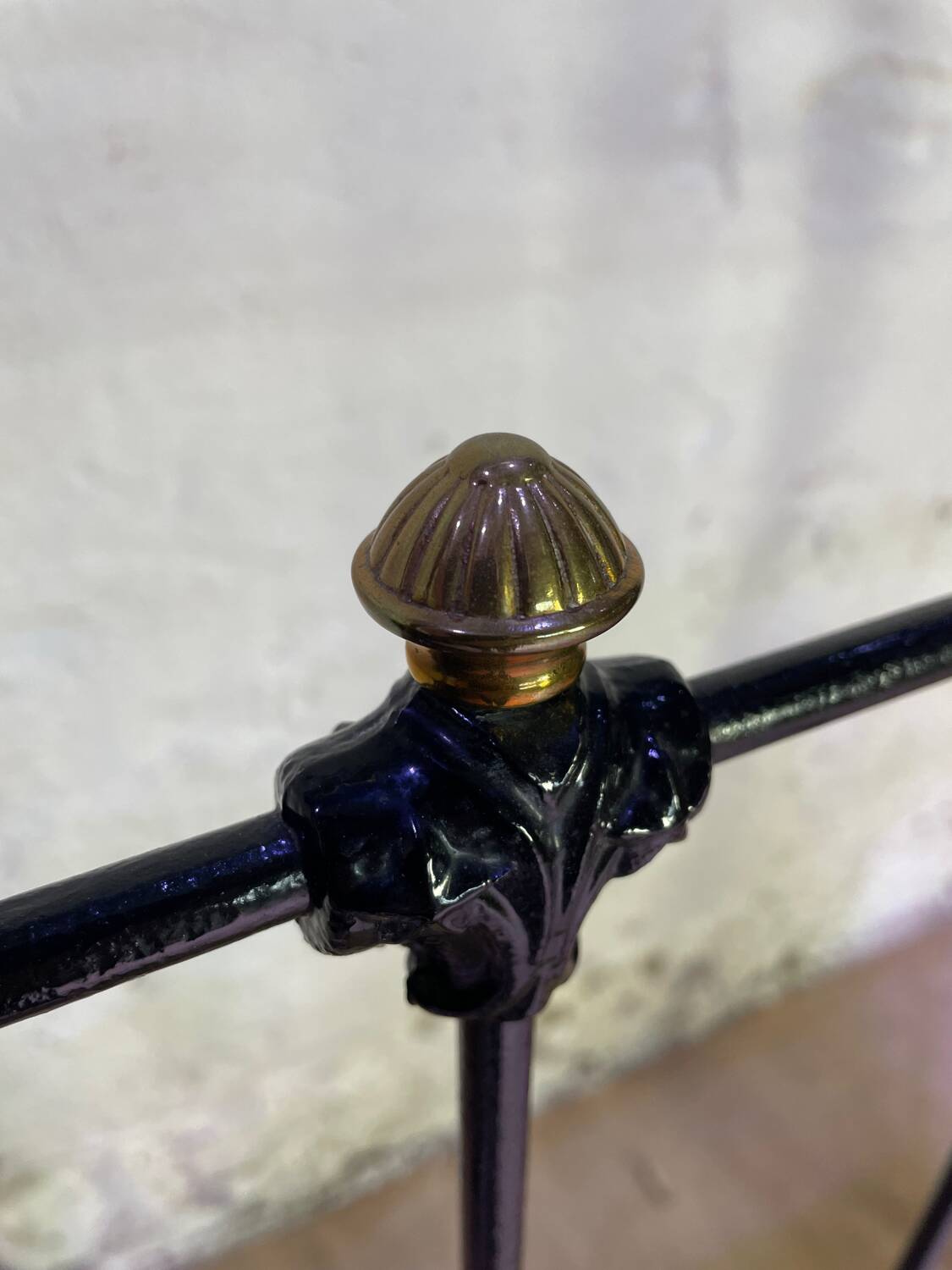 Napoleon III style wrought iron bed