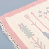 Tapis tissé moderne scandinave vintage, 1970