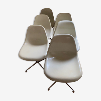 Série de 6 chaises Lafonda de Charles et Ray Eames