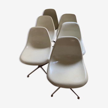 Series of 6 Lafonda chairs by Charles and Ray Eames