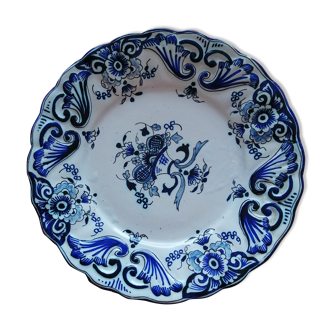 Old Rouen earthenware collection plate