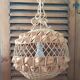 Suspension lampshade wicker ball lighting