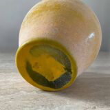 Scavo Murano vase jug in yellow glass paste