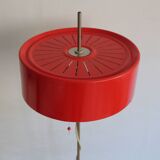 1970's Vintage Red Floor Lamp