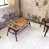 Rattan coffee table