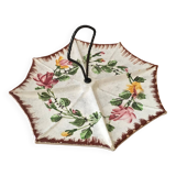 Display (8 parts of pies or cakes) in porcelain and metal handle (umbrella shape)