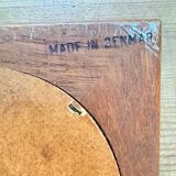 Vintage Danish mirror, teak frame