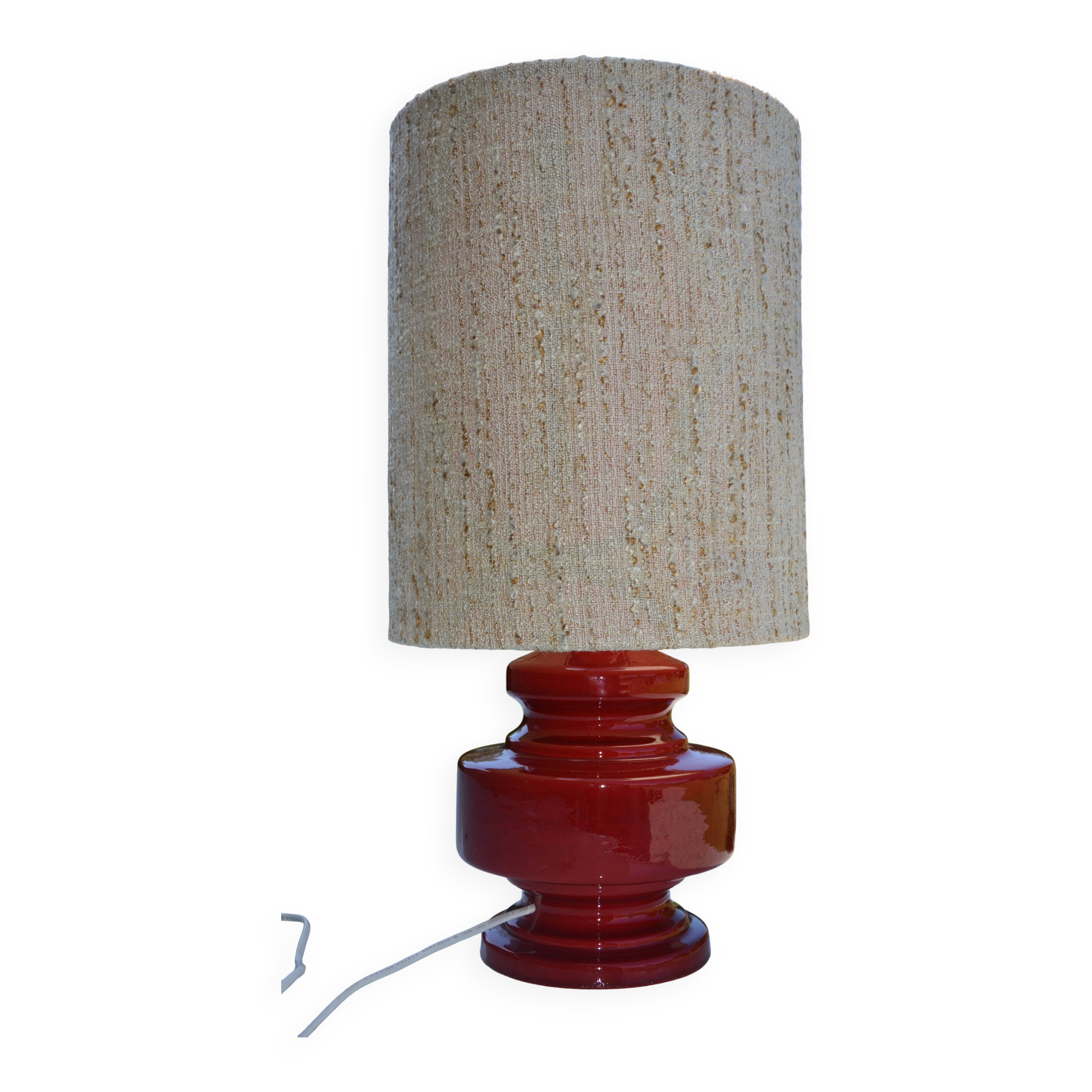 70s lamp with redone lampshade