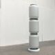 Mid-century Italian space age glass floor lamp from the 1960s.