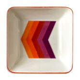 Plat Gien en porcelaine émaillée - service "Flèches"