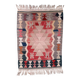 Vintage Turkish mini kilim 62x97 cm wool small kelim runner, shabby chic 2565