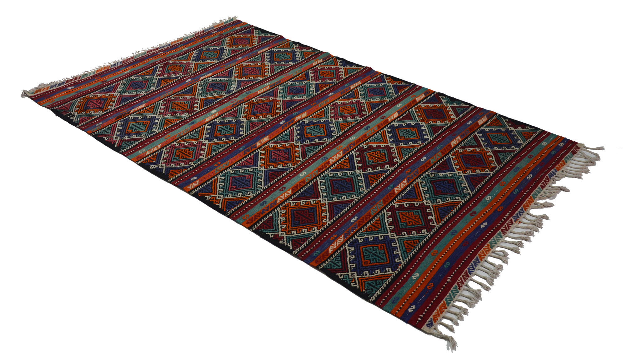 Anatolian handmade kilim rug 282 cm x 170 cm