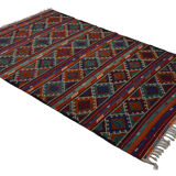Anatolian handmade kilim rug 282 cm x 170 cm