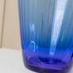 XL Murano Glass Vase in Blue, Italian Mid-Century Art Glass, 1970s