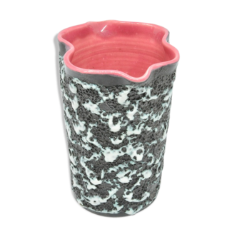 Vase Vallauris "fat lava" of the 1950s
